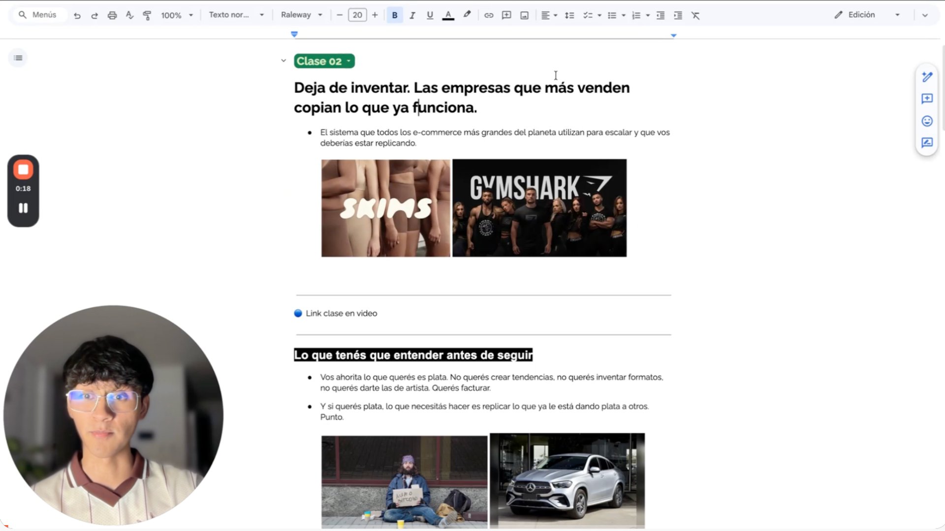 Deja de inventar